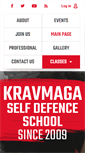 Mobile Screenshot of kravmaga-midlands.com